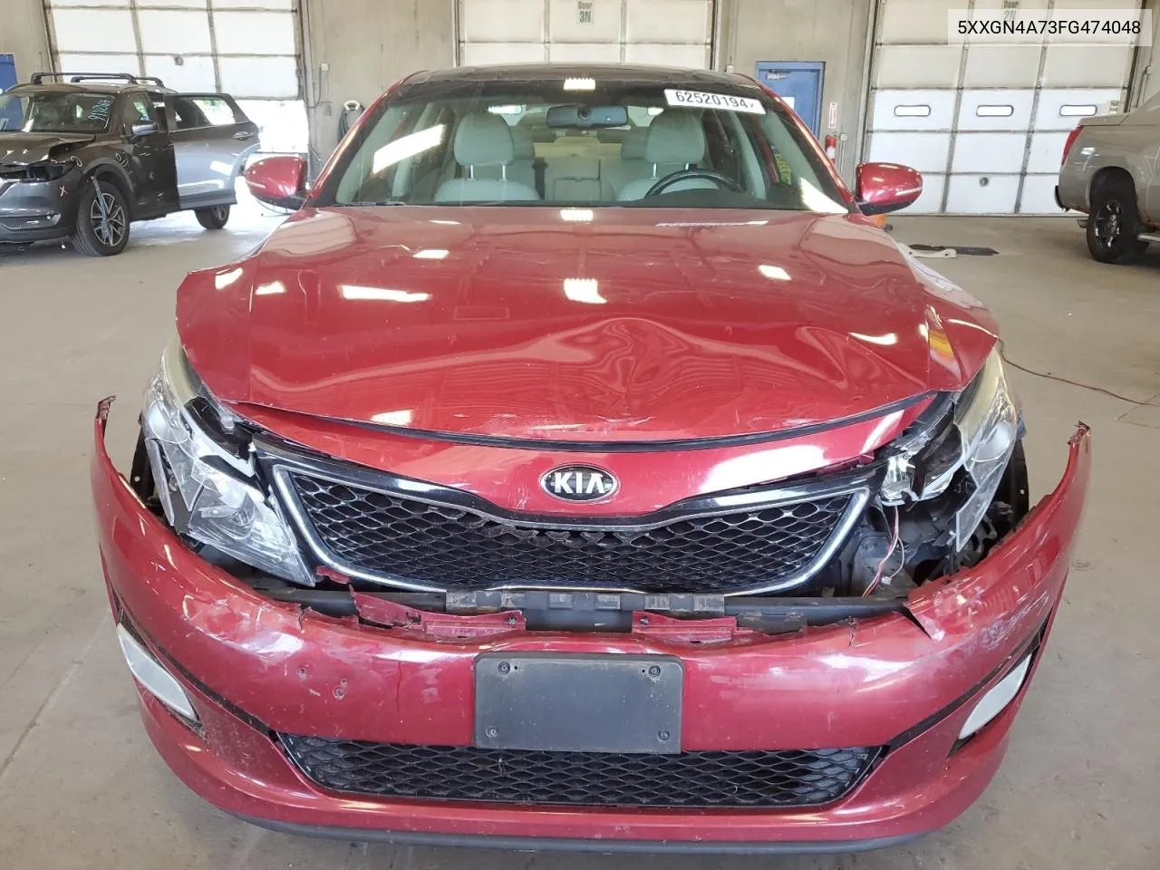 2015 Kia Optima Ex VIN: 5XXGN4A73FG474048 Lot: 62520194