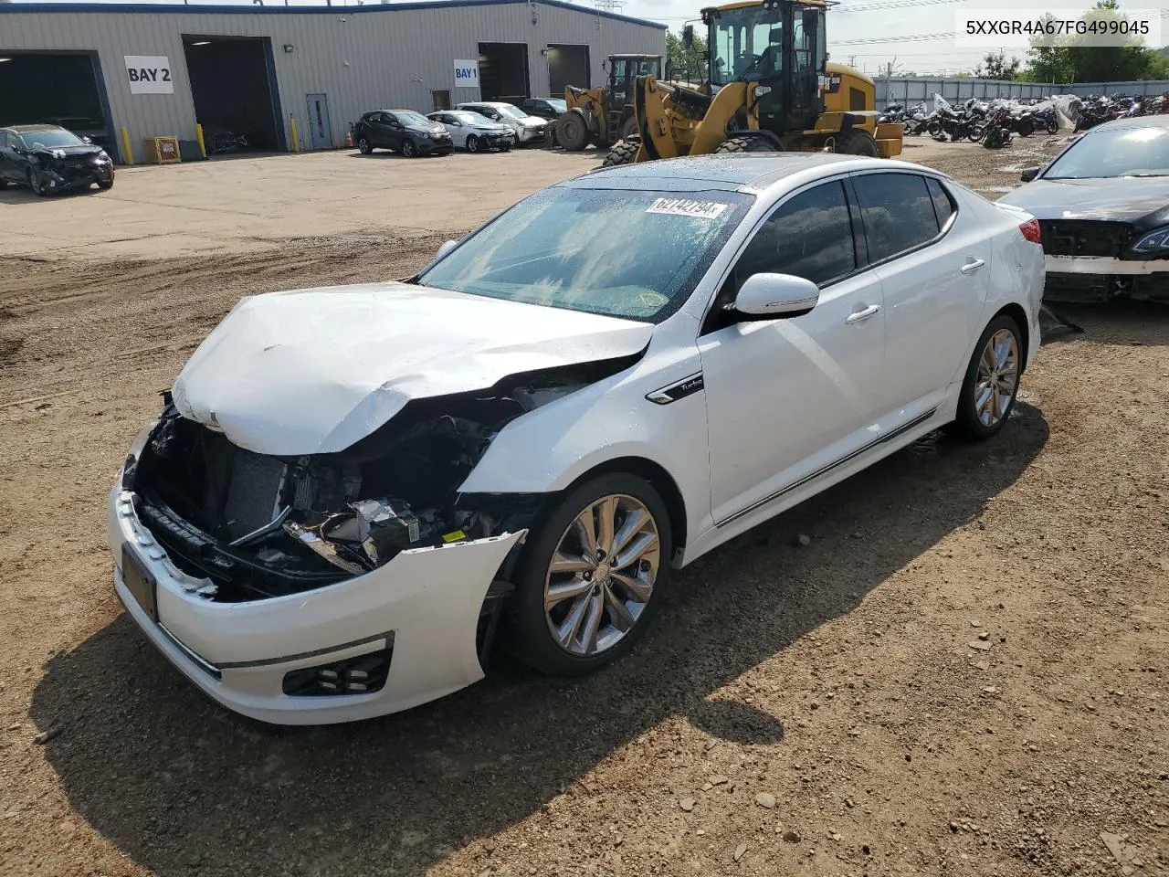 2015 Kia Optima Sx VIN: 5XXGR4A67FG499045 Lot: 62742794