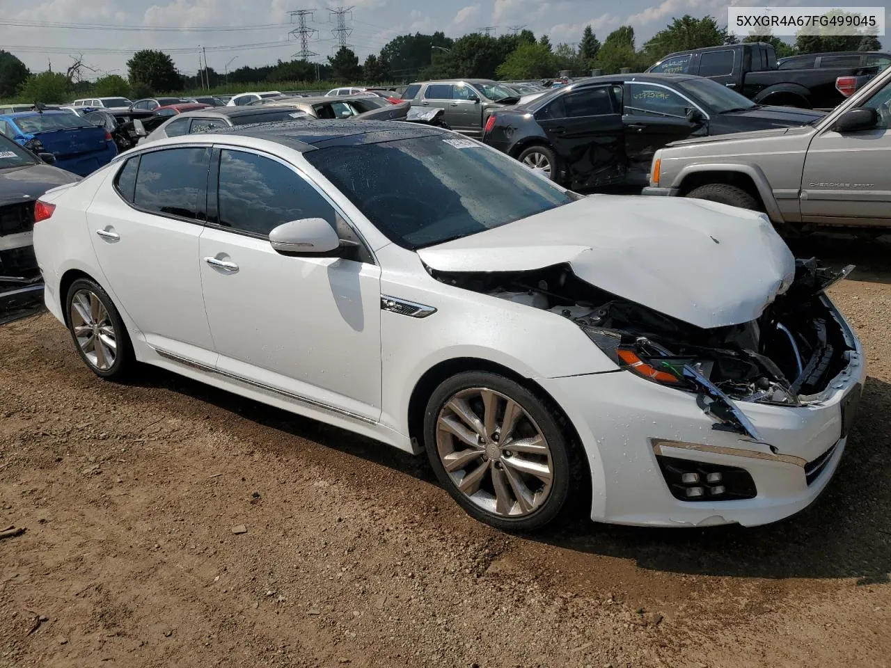 2015 Kia Optima Sx VIN: 5XXGR4A67FG499045 Lot: 62742794