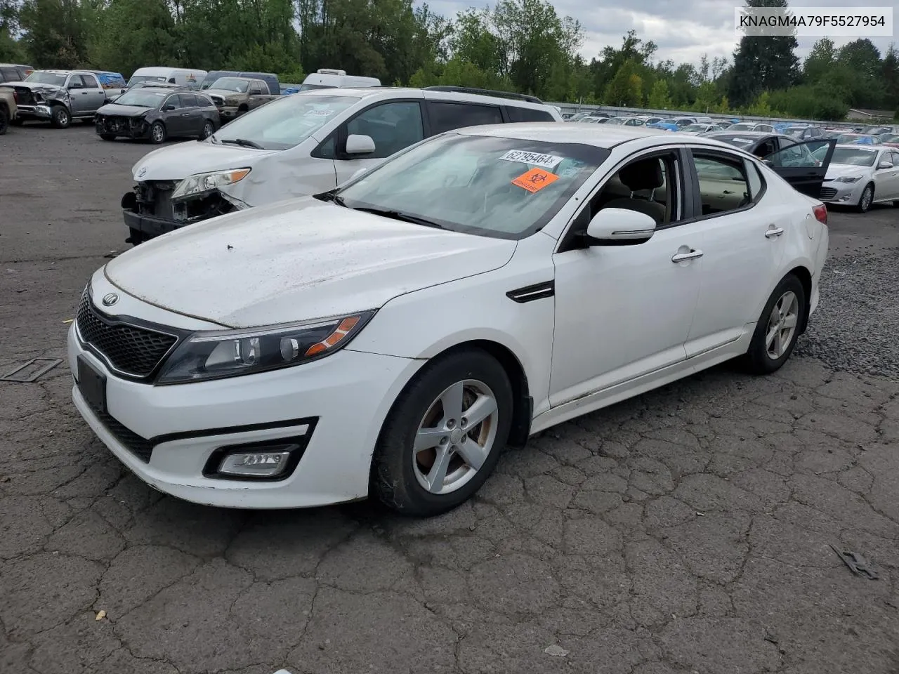 KNAGM4A79F5527954 2015 Kia Optima Lx