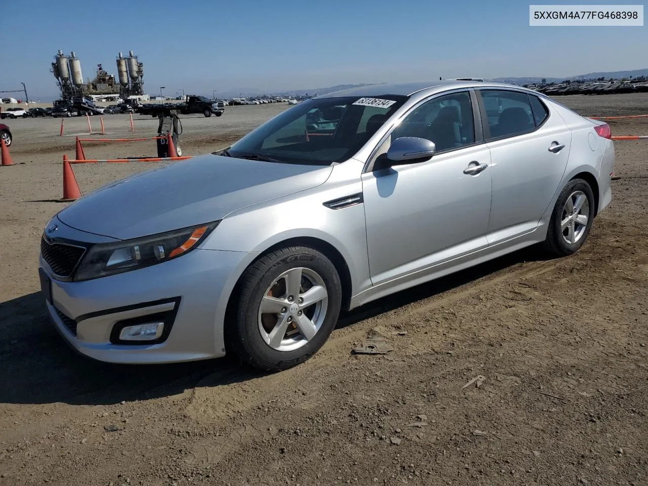 2015 Kia Optima Lx VIN: 5XXGM4A77FG468398 Lot: 63136134