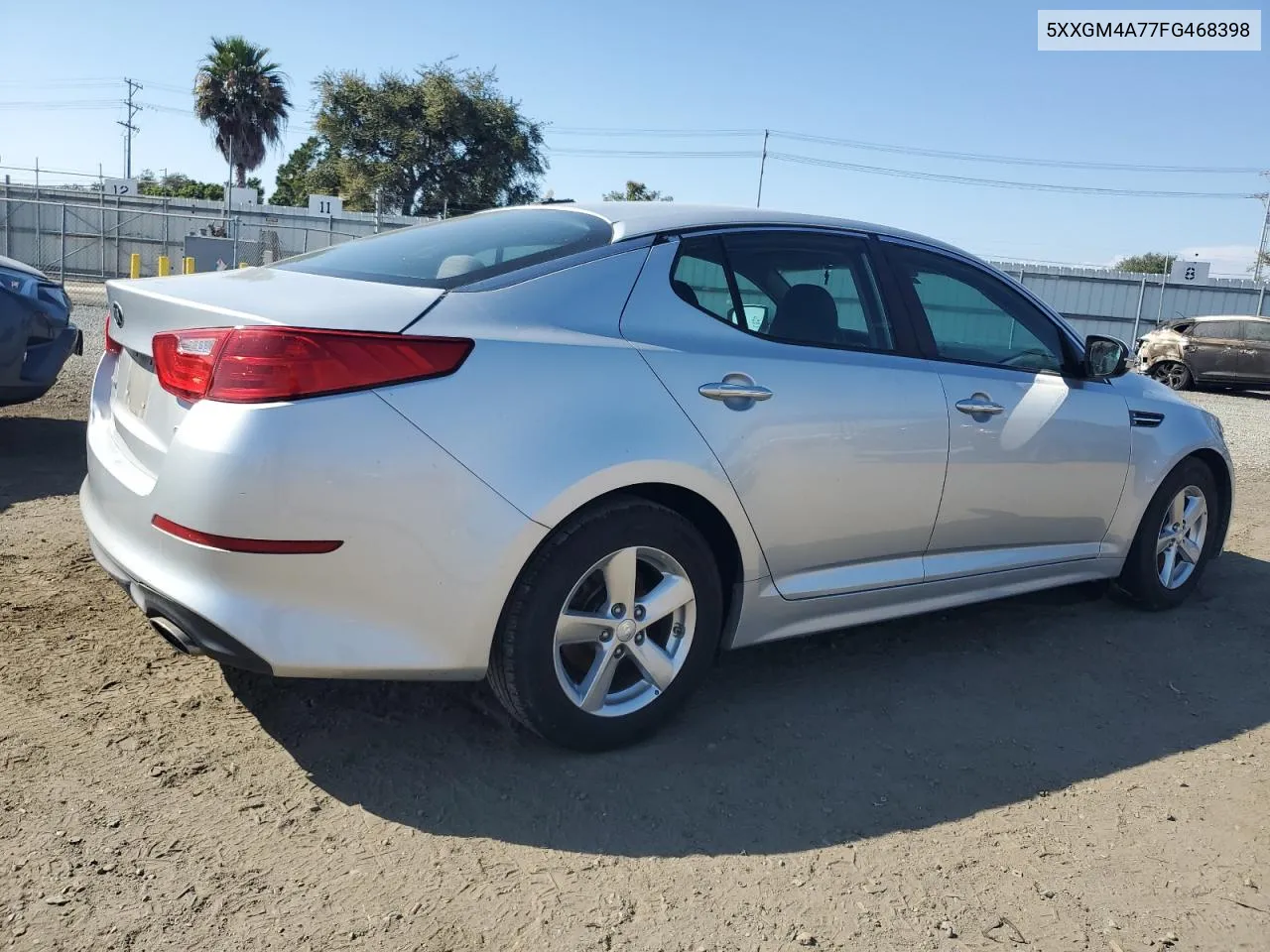 2015 Kia Optima Lx VIN: 5XXGM4A77FG468398 Lot: 63136134