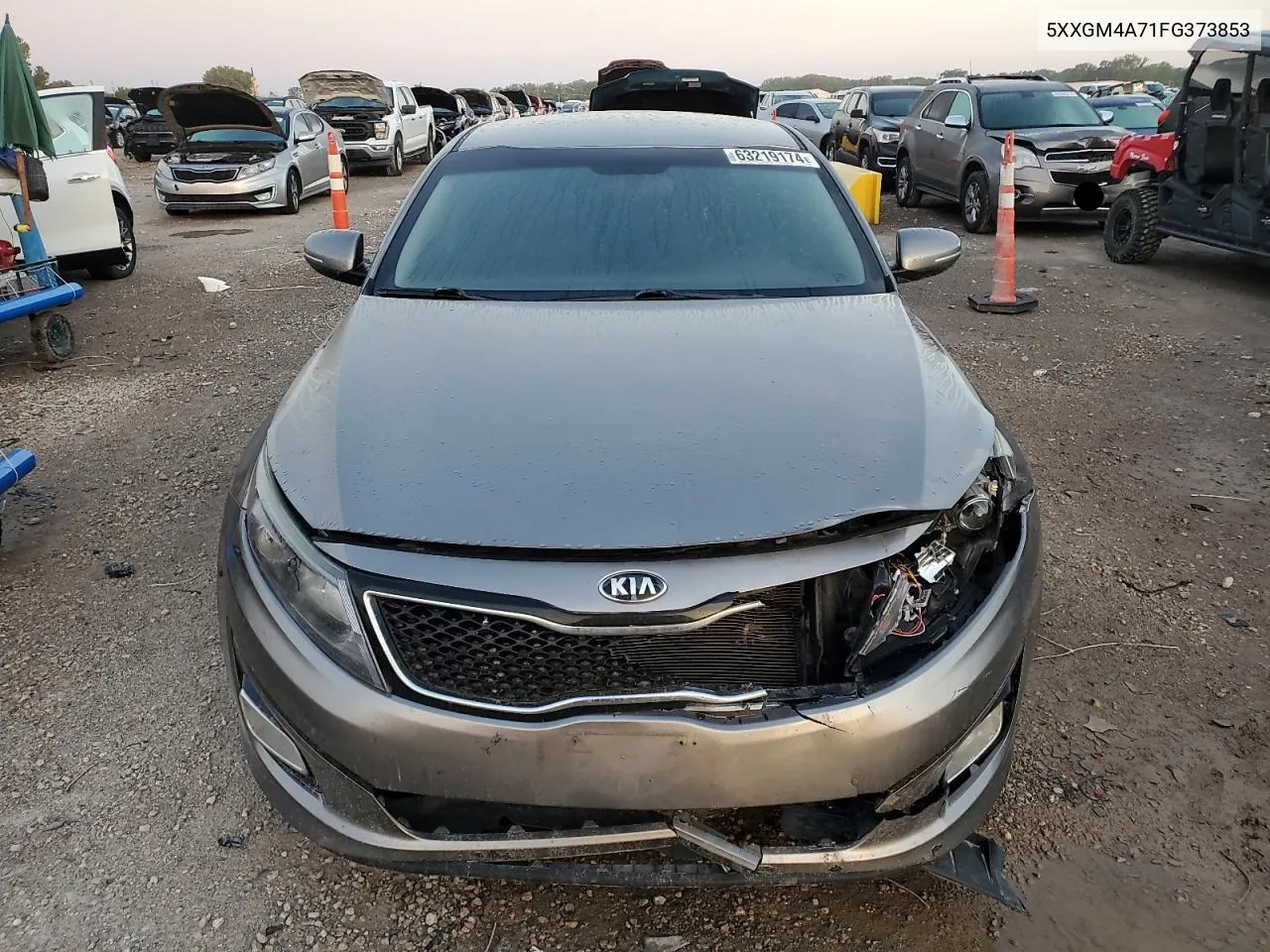 2015 Kia Optima Lx VIN: 5XXGM4A71FG373853 Lot: 63219174