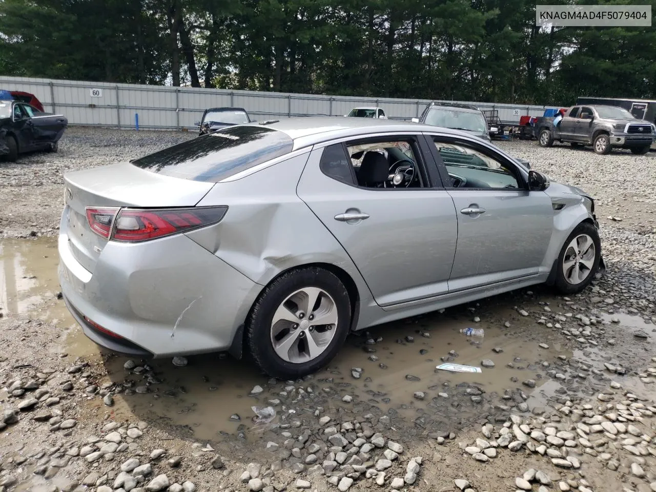 2015 Kia Optima Hybrid VIN: KNAGM4AD4F5079404 Lot: 63277374