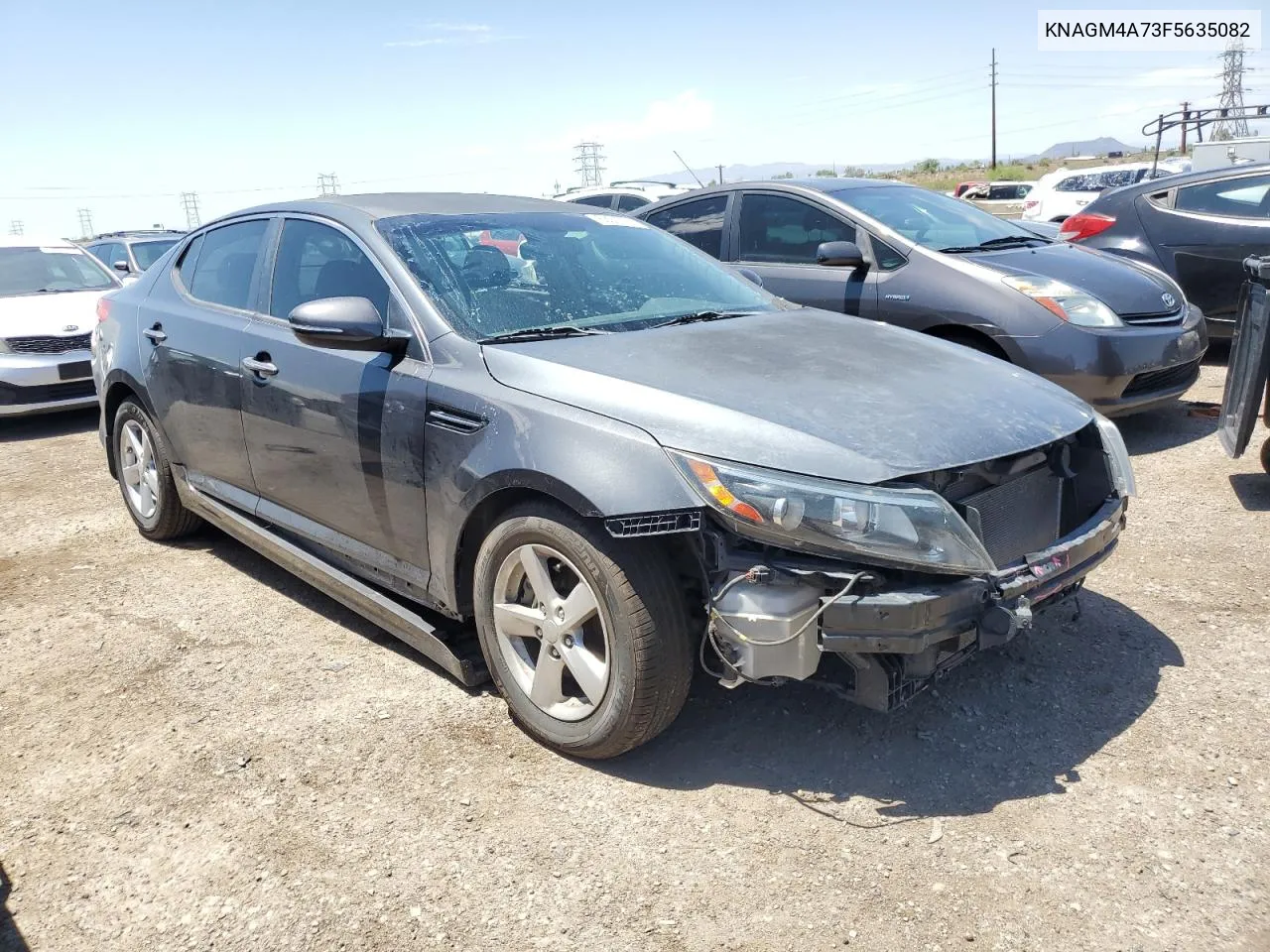 2015 Kia Optima Lx VIN: KNAGM4A73F5635082 Lot: 63525994