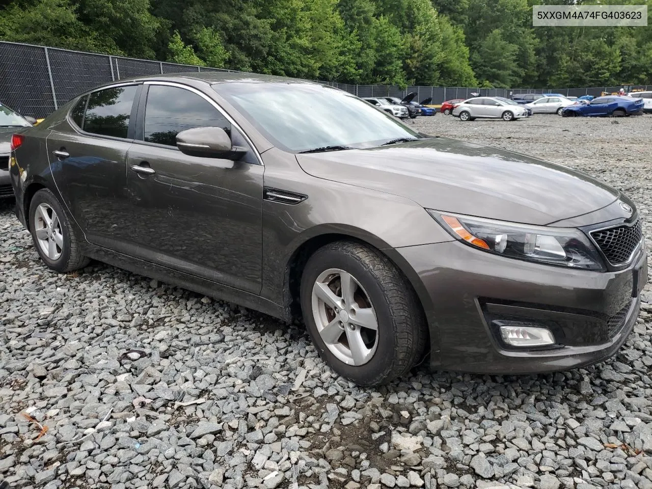 5XXGM4A74FG403623 2015 Kia Optima Lx