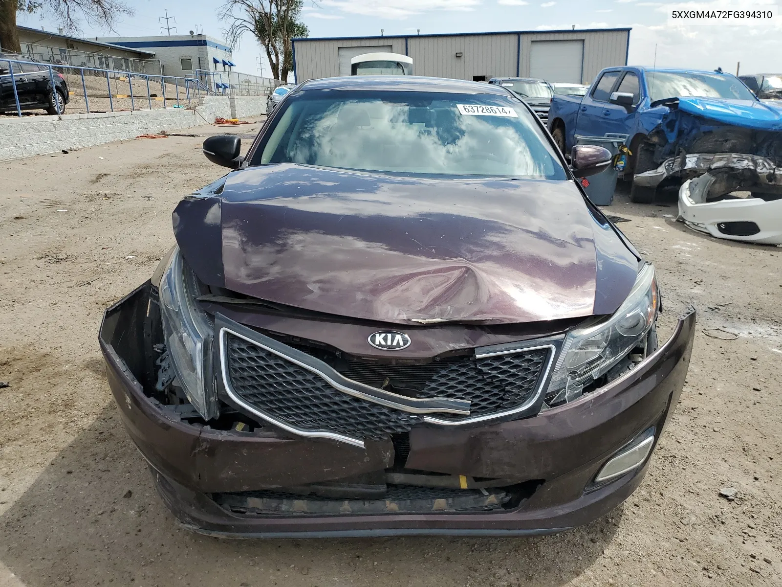 5XXGM4A72FG394310 2015 Kia Optima Lx