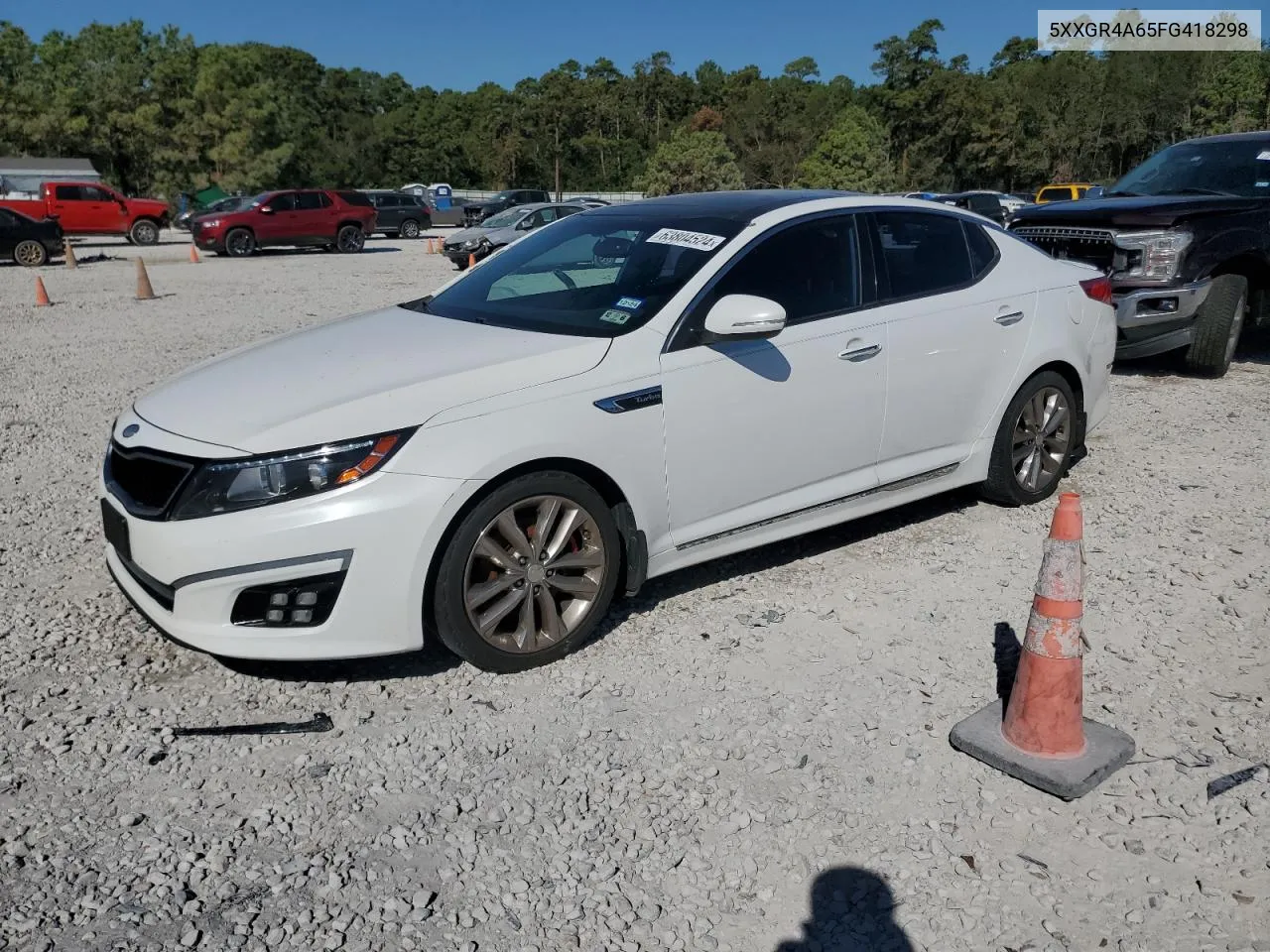 2015 Kia Optima Sx VIN: 5XXGR4A65FG418298 Lot: 63804524