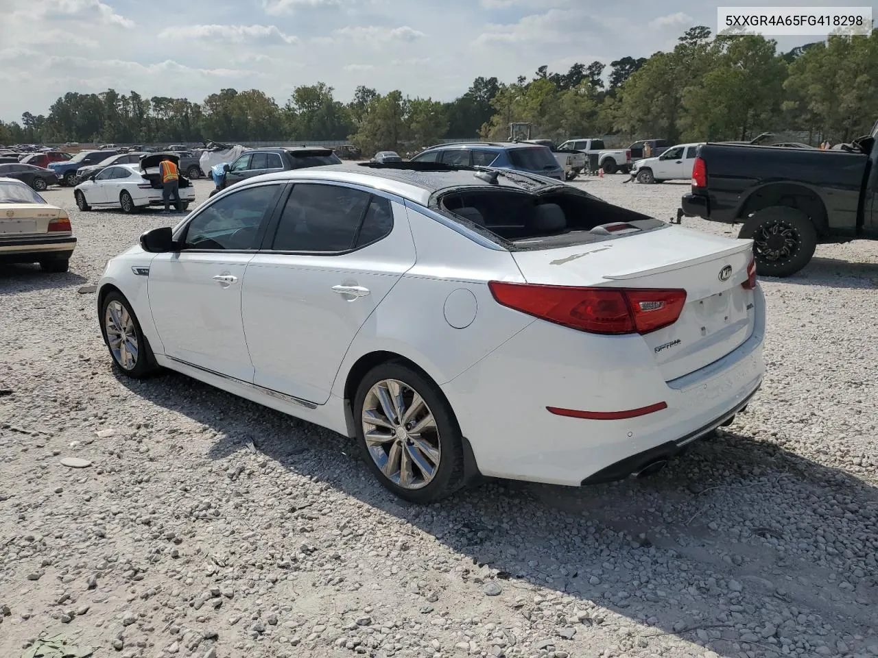 2015 Kia Optima Sx VIN: 5XXGR4A65FG418298 Lot: 63804524