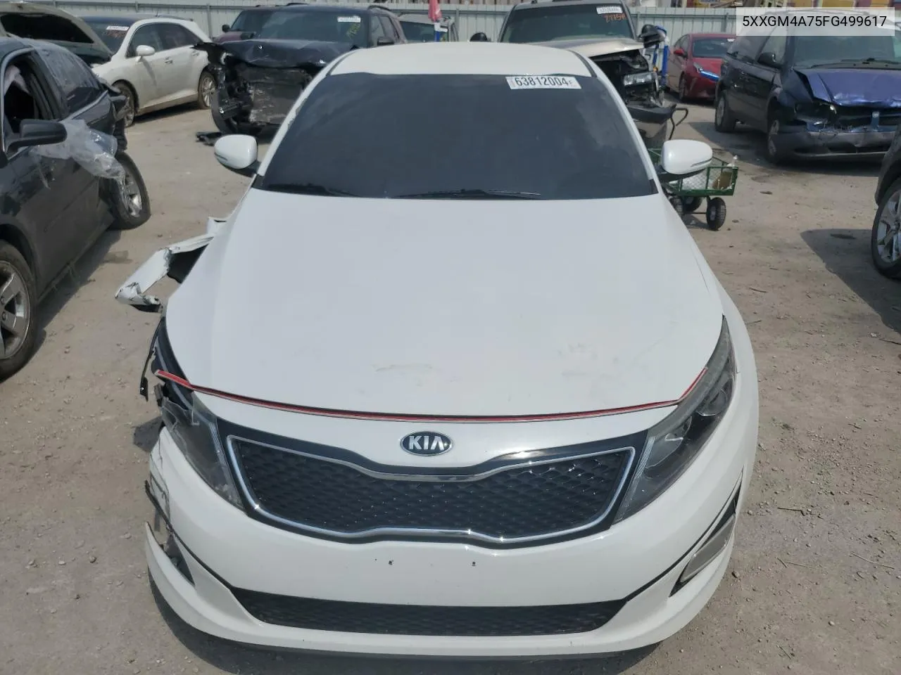 2015 Kia Optima Lx VIN: 5XXGM4A75FG499617 Lot: 63812004