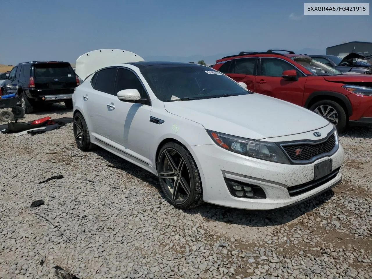 2015 Kia Optima Sx VIN: 5XXGR4A67FG421915 Lot: 64069404