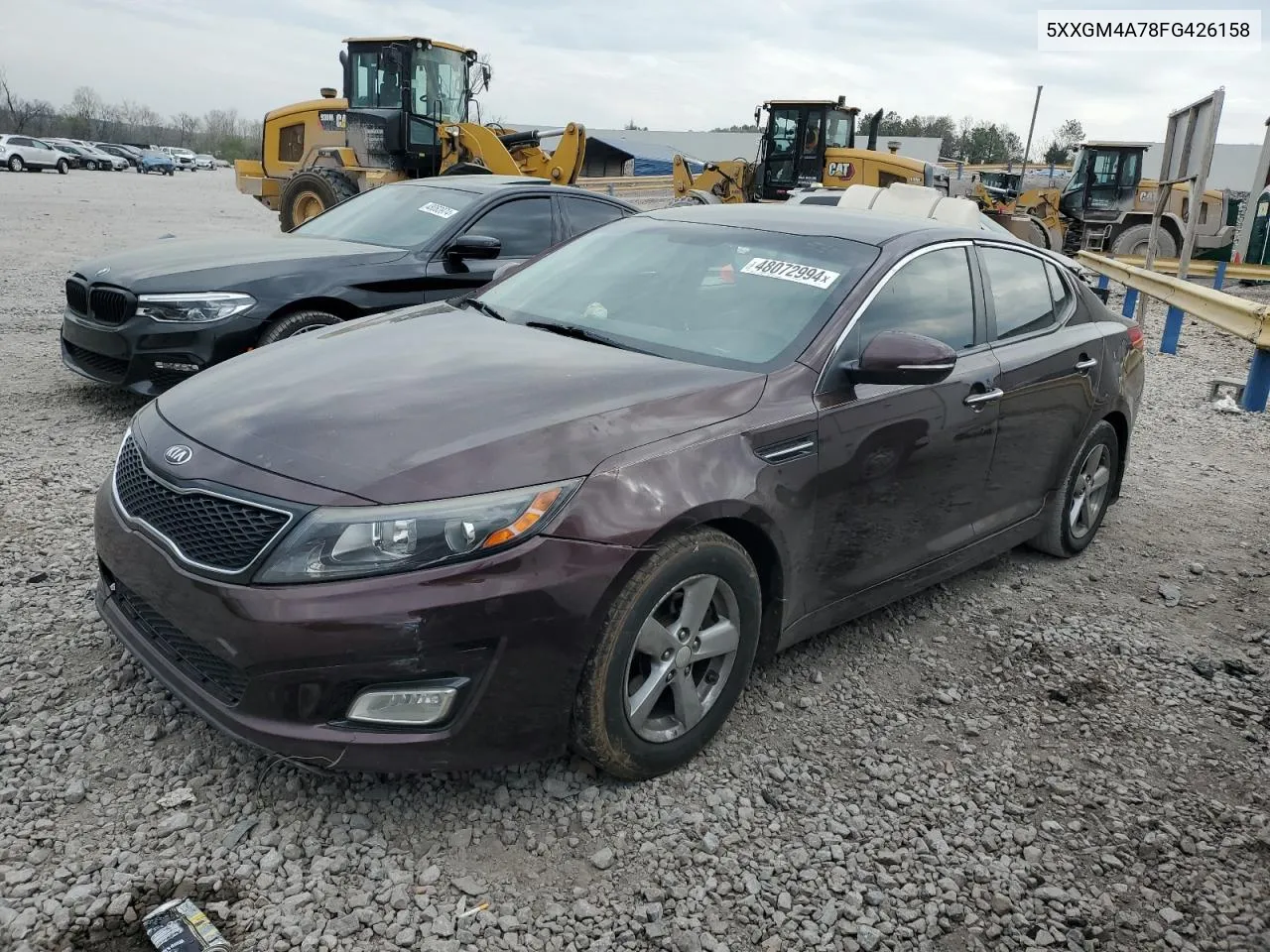 2015 Kia Optima Lx VIN: 5XXGM4A78FG426158 Lot: 64103624