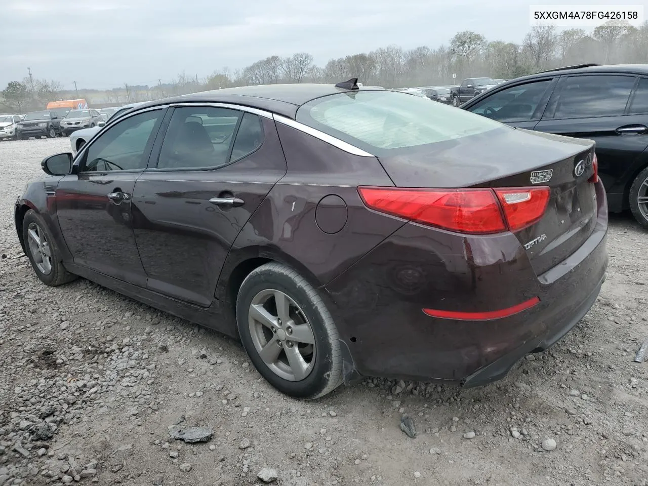 2015 Kia Optima Lx VIN: 5XXGM4A78FG426158 Lot: 64103624