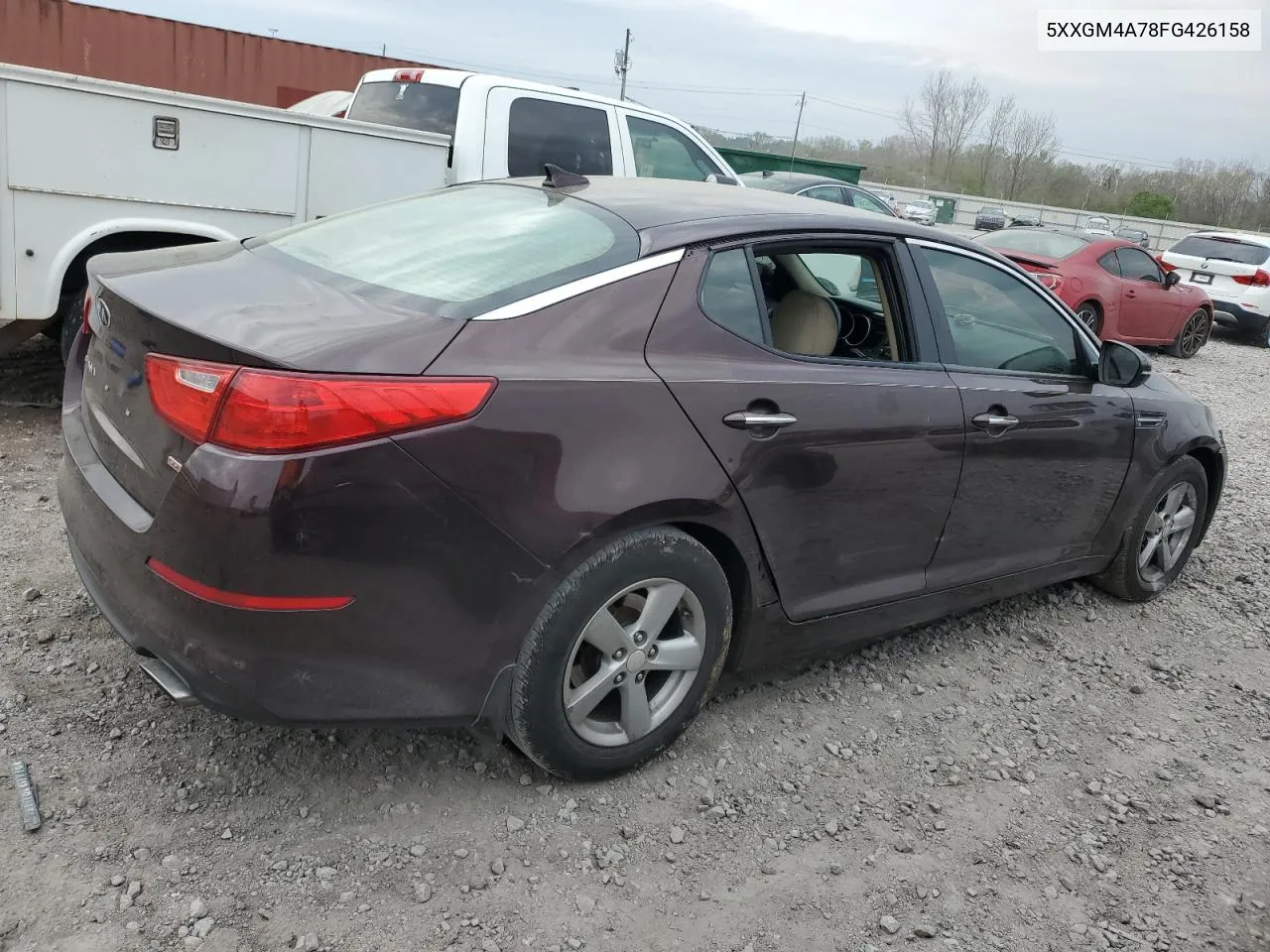 2015 Kia Optima Lx VIN: 5XXGM4A78FG426158 Lot: 64103624