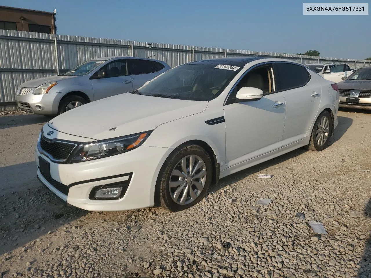 2015 Kia Optima Ex VIN: 5XXGN4A76FG517331 Lot: 64195354