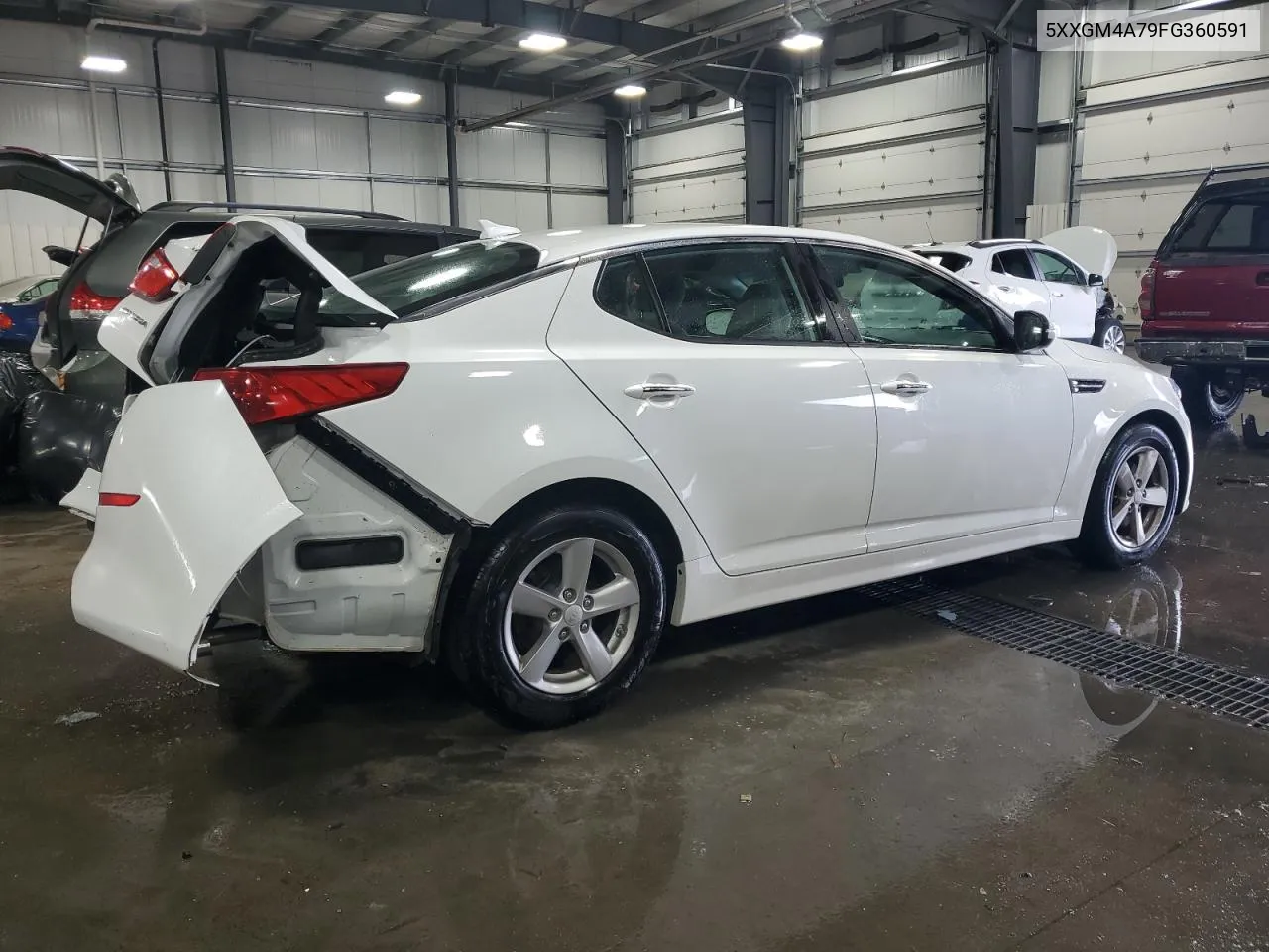 2015 Kia Optima Lx VIN: 5XXGM4A79FG360591 Lot: 64213694