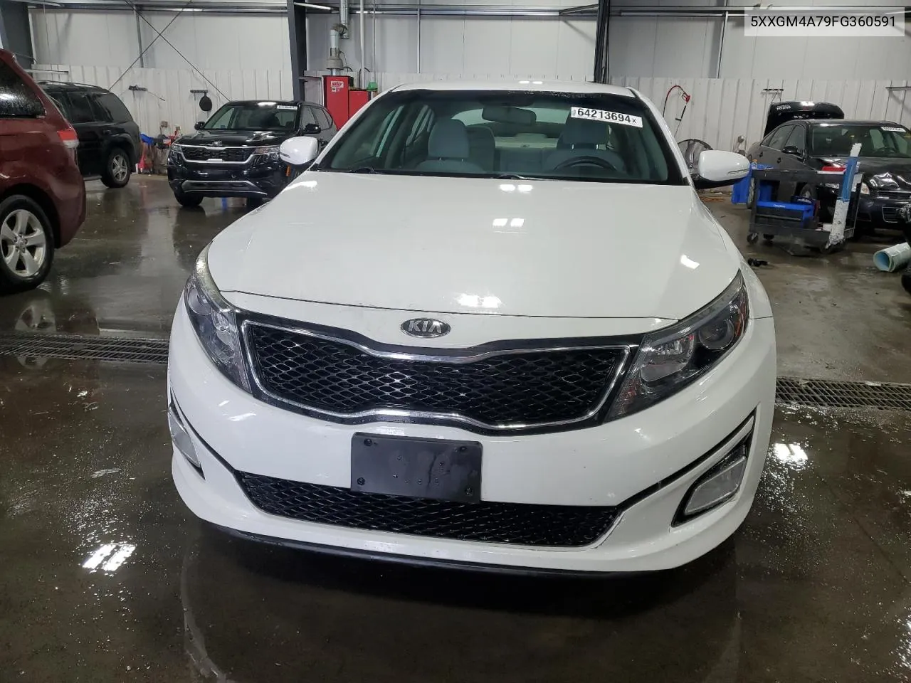 2015 Kia Optima Lx VIN: 5XXGM4A79FG360591 Lot: 64213694