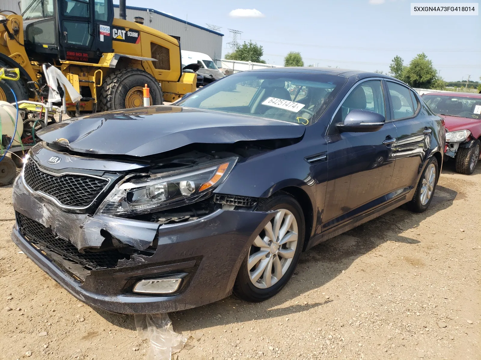 2015 Kia Optima Ex VIN: 5XXGN4A73FG418014 Lot: 64251474