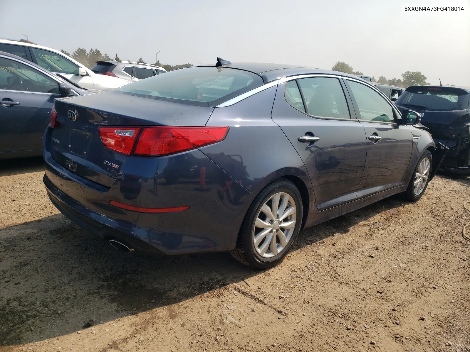 2015 Kia Optima Ex VIN: 5XXGN4A73FG418014 Lot: 64251474