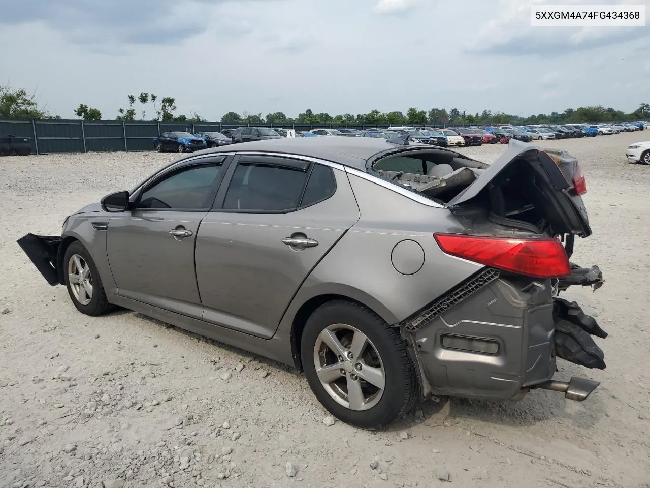 2015 Kia Optima Lx VIN: 5XXGM4A74FG434368 Lot: 64518744