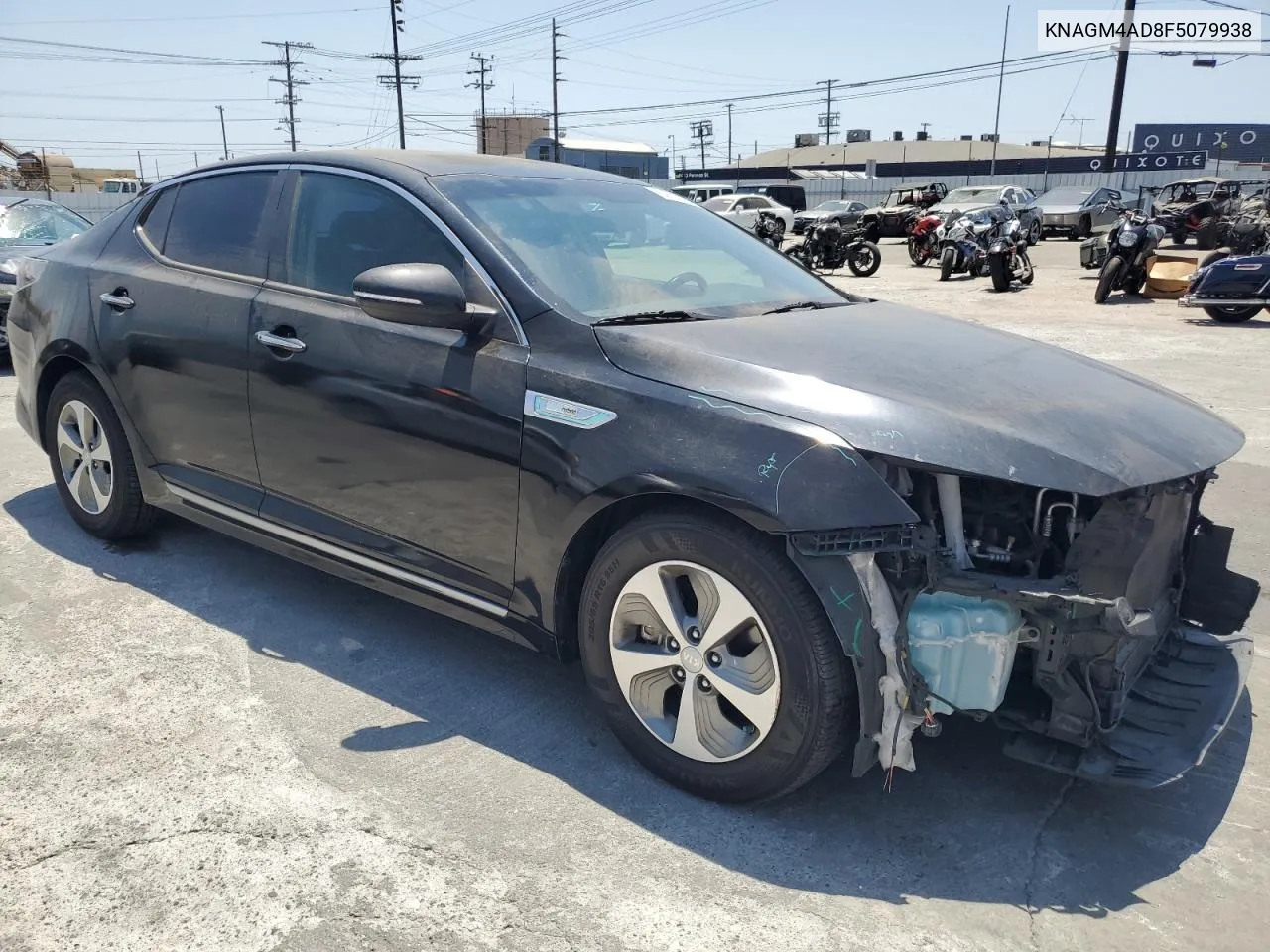 2015 Kia Optima Hybrid VIN: KNAGM4AD8F5079938 Lot: 64799704