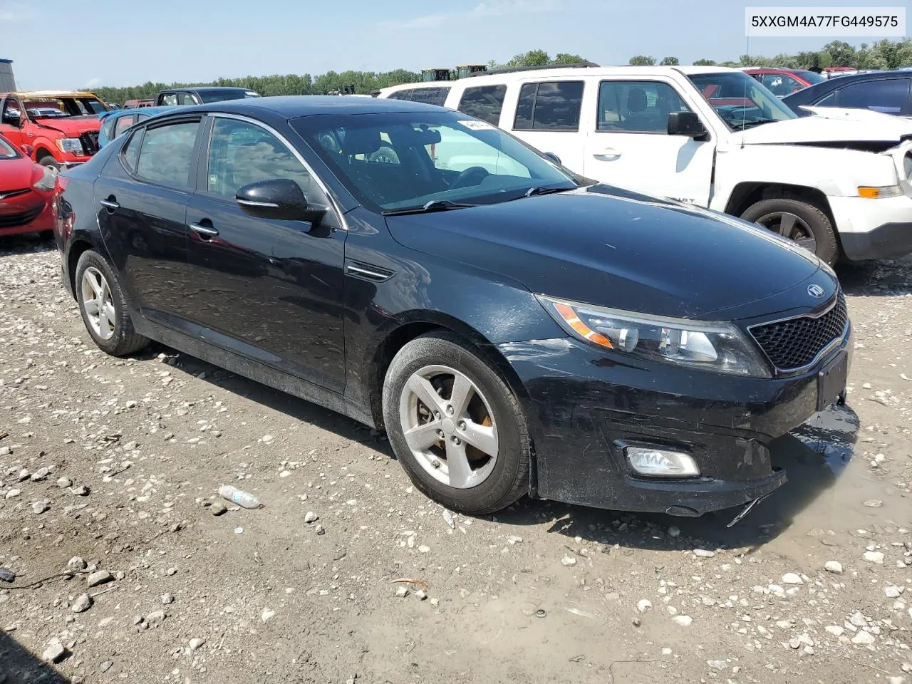 2015 Kia Optima Lx VIN: 5XXGM4A77FG449575 Lot: 64881414