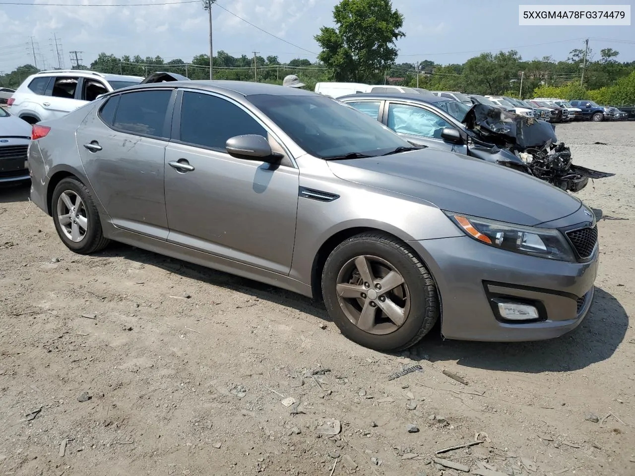 2015 Kia Optima Lx VIN: 5XXGM4A78FG374479 Lot: 65171164