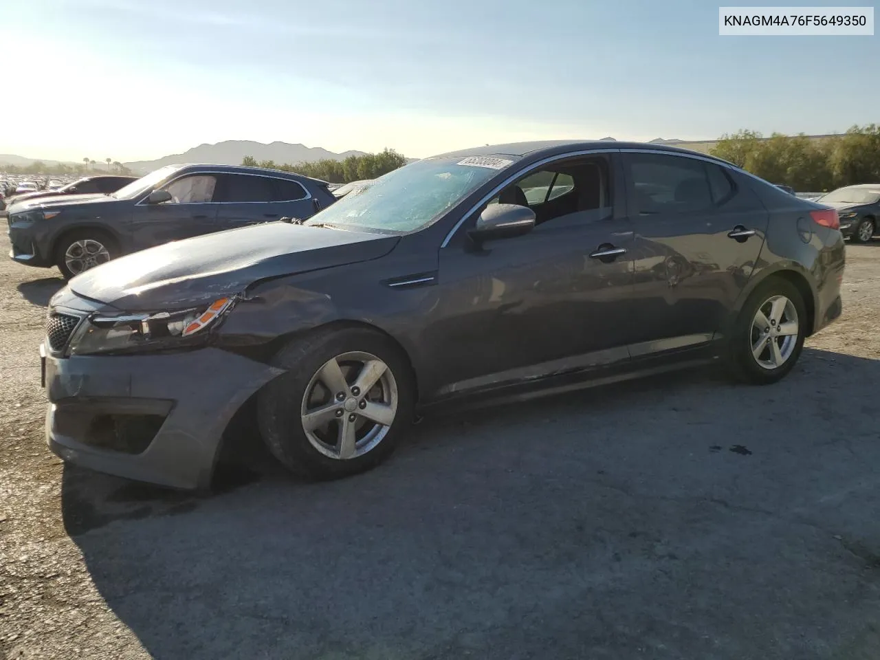 2015 Kia Optima Lx VIN: KNAGM4A76F5649350 Lot: 65203004