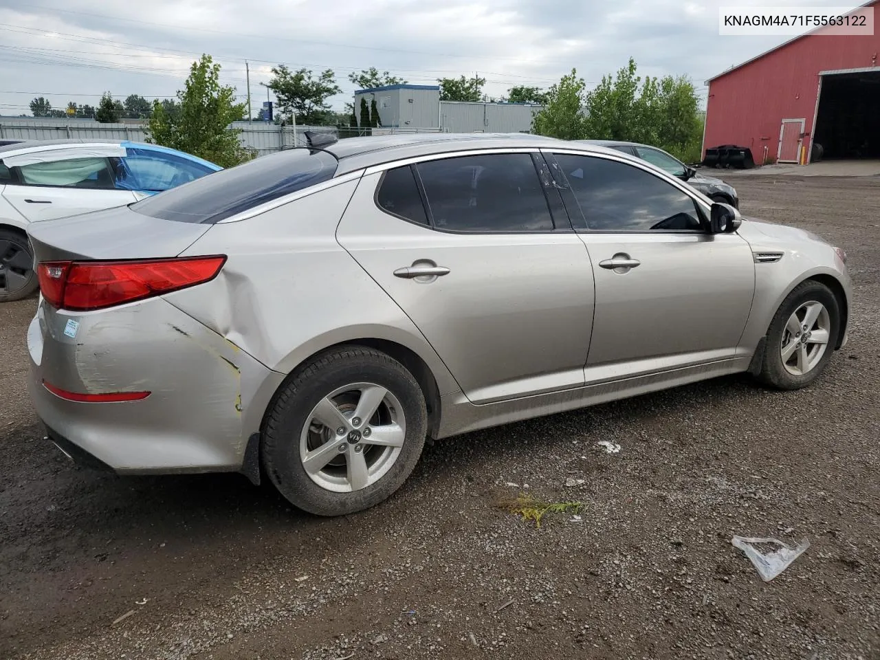 2015 Kia Optima Lx VIN: KNAGM4A71F5563122 Lot: 65431464