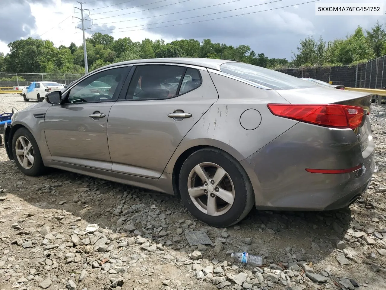 2015 Kia Optima Lx VIN: 5XXGM4A76FG454752 Lot: 65460734