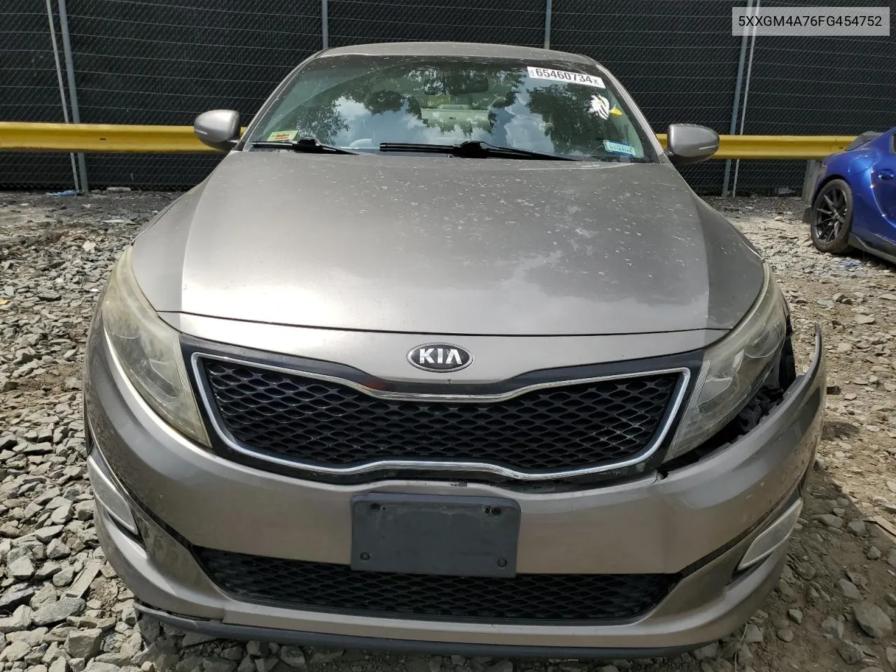 2015 Kia Optima Lx VIN: 5XXGM4A76FG454752 Lot: 65460734