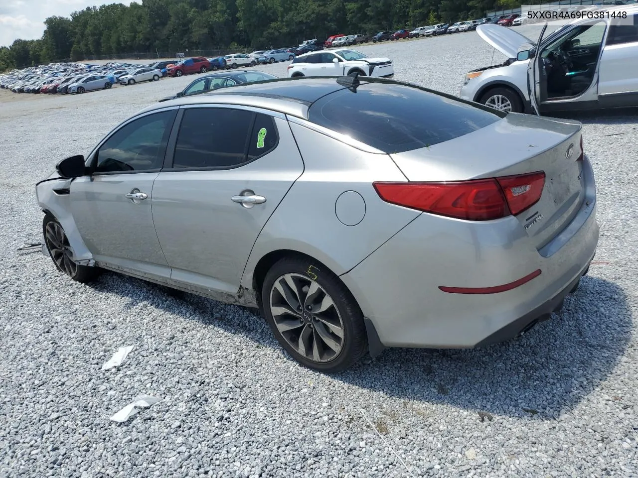 5XXGR4A69FG381448 2015 Kia Optima Sx