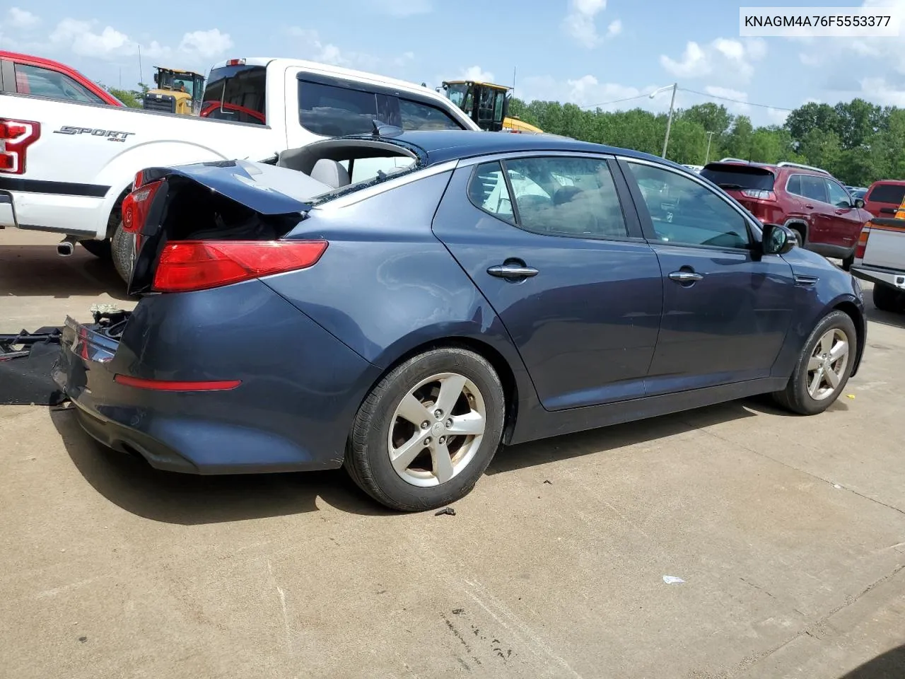 2015 Kia Optima Lx VIN: KNAGM4A76F5553377 Lot: 65622594