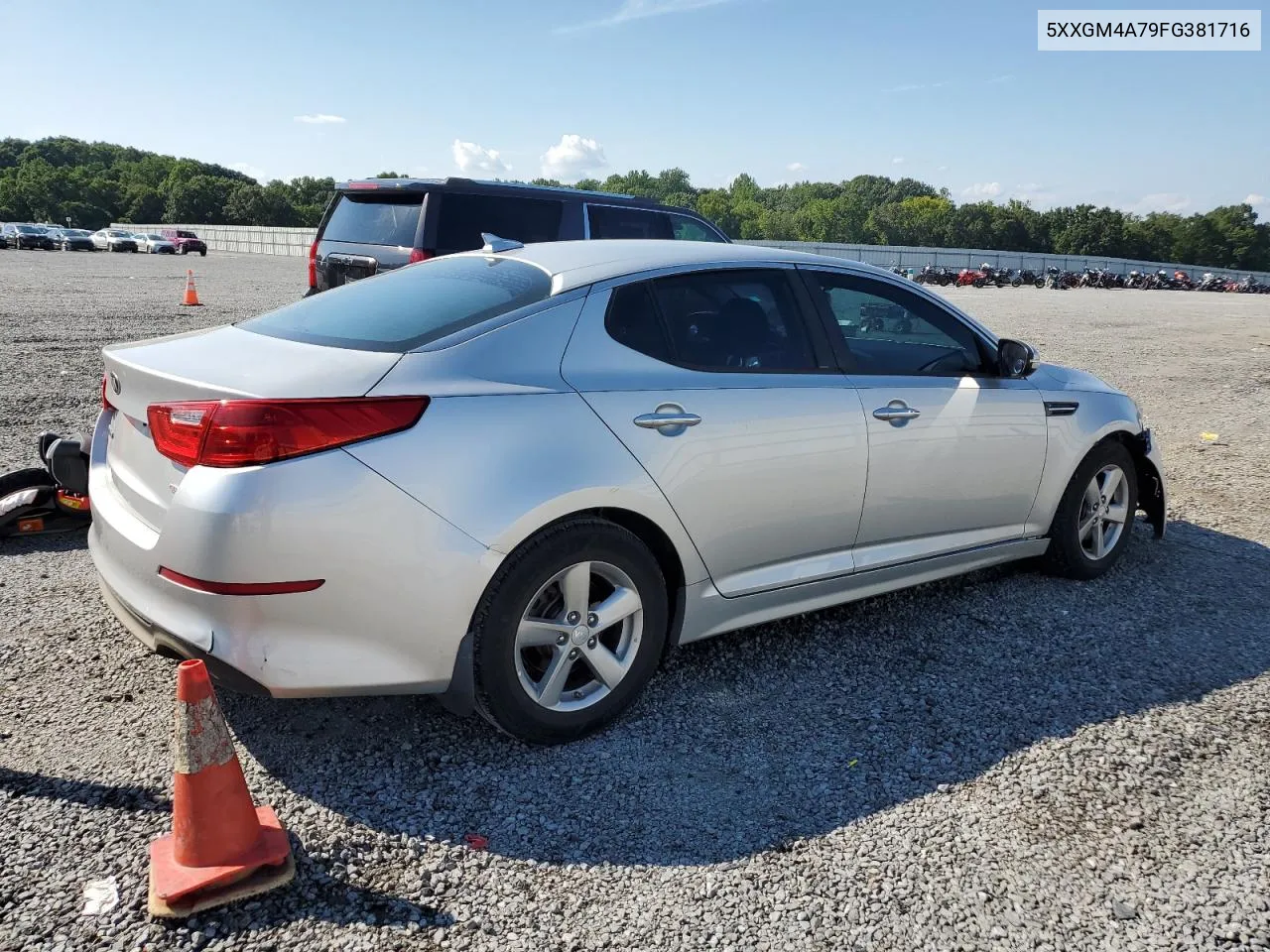 2015 Kia Optima Lx VIN: 5XXGM4A79FG381716 Lot: 65831144