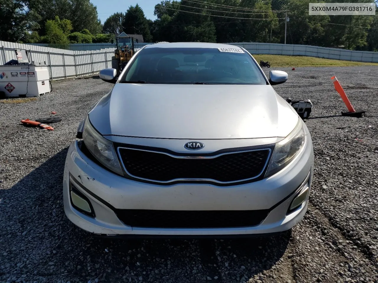 2015 Kia Optima Lx VIN: 5XXGM4A79FG381716 Lot: 65831144