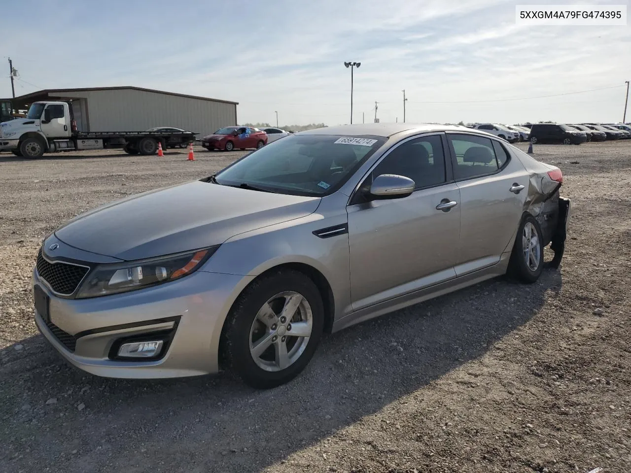 5XXGM4A79FG474395 2015 Kia Optima Lx