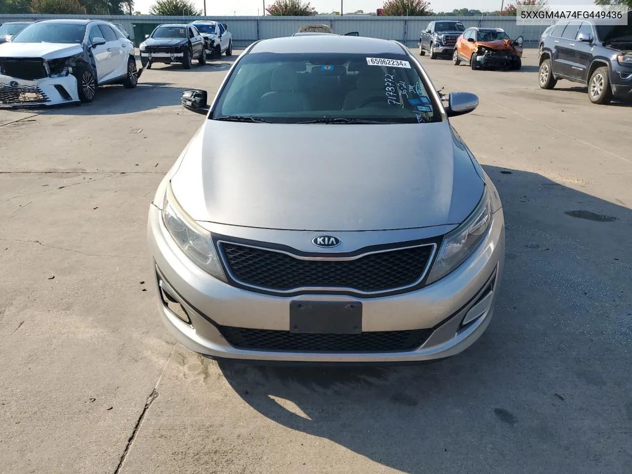 5XXGM4A74FG449436 2015 Kia Optima Lx