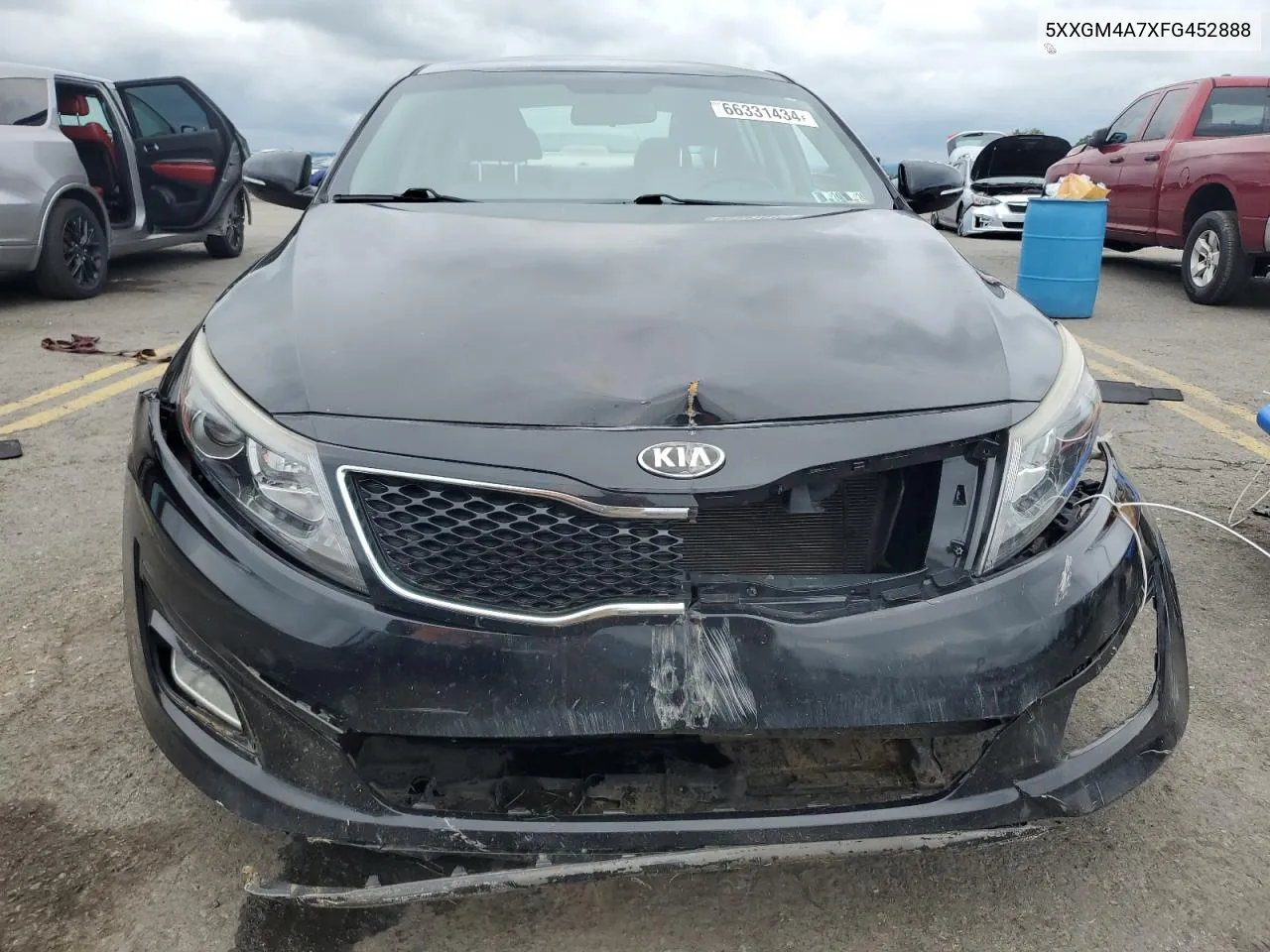 5XXGM4A7XFG452888 2015 Kia Optima Lx