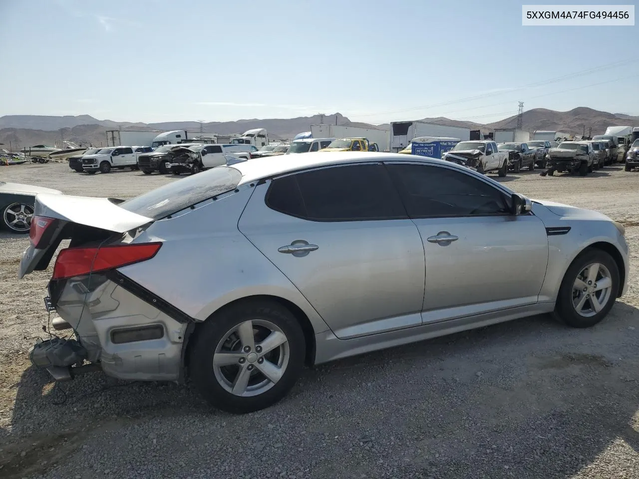 5XXGM4A74FG494456 2015 Kia Optima Lx