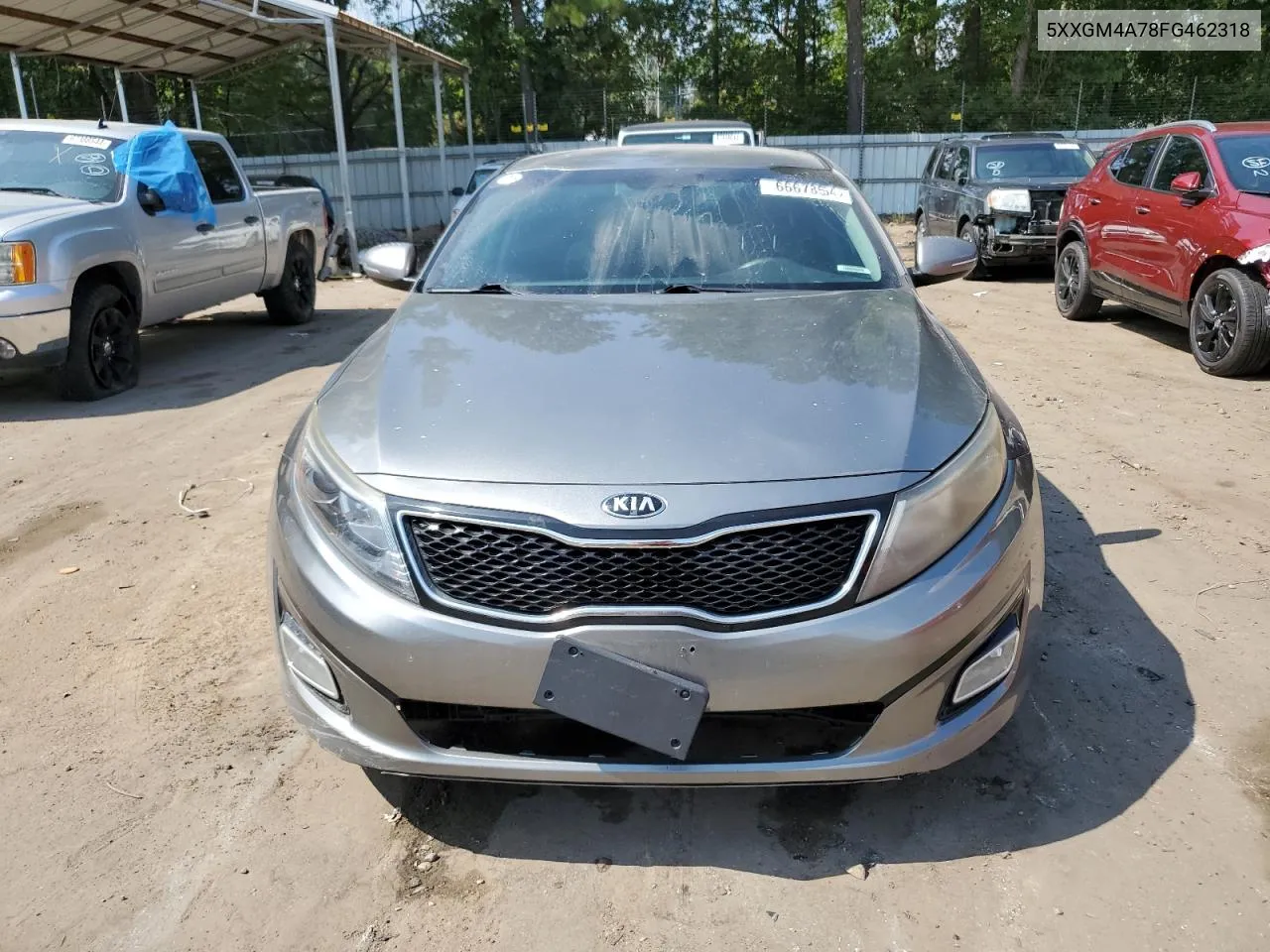 2015 Kia Optima Lx VIN: 5XXGM4A78FG462318 Lot: 66678554