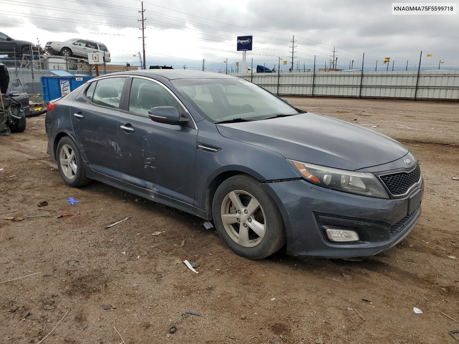 KNAGM4A75F5599718 2015 Kia Optima Lx