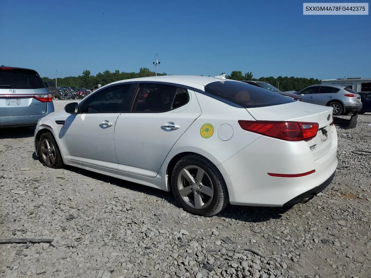 5XXGM4A78FG442375 2015 Kia Optima Lx