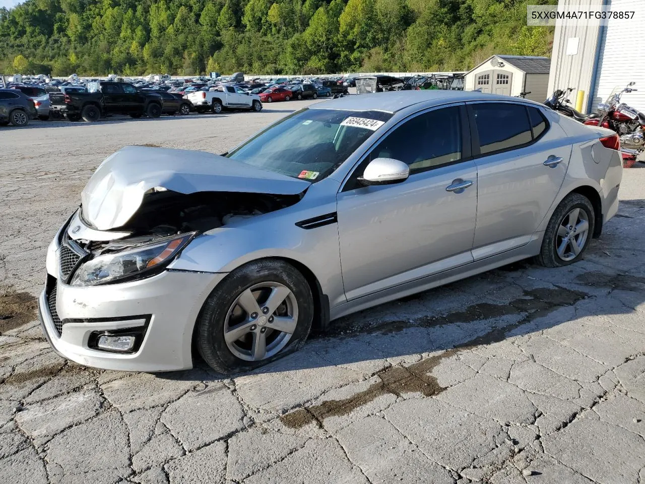 2015 Kia Optima Lx VIN: 5XXGM4A71FG378857 Lot: 66945424