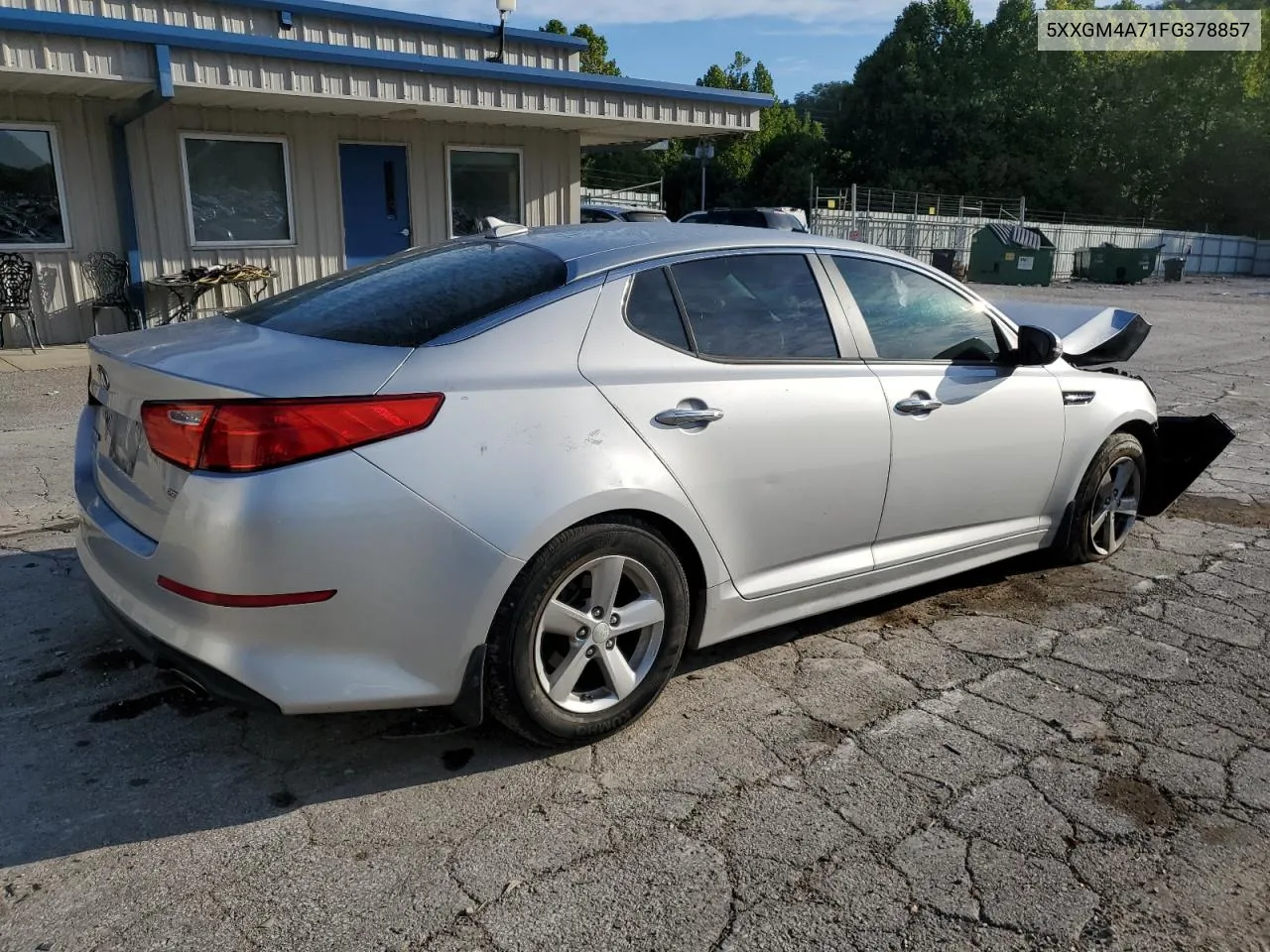 2015 Kia Optima Lx VIN: 5XXGM4A71FG378857 Lot: 66945424