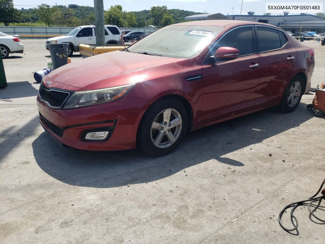 2015 Kia Optima Lx VIN: 5XXGM4A70FG501483 Lot: 67067984