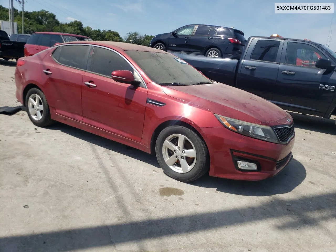 2015 Kia Optima Lx VIN: 5XXGM4A70FG501483 Lot: 67067984