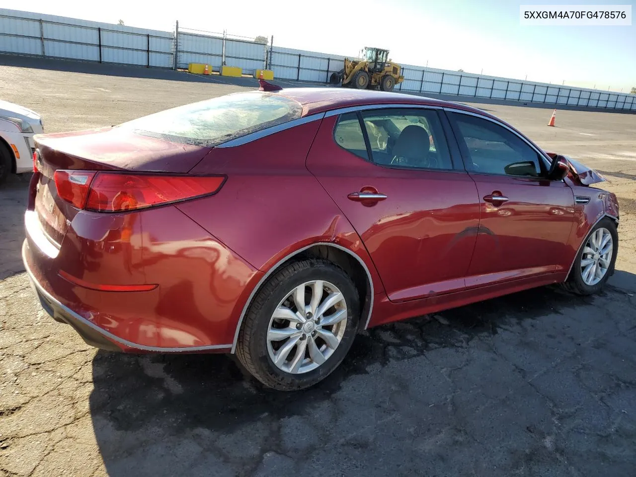 5XXGM4A70FG478576 2015 Kia Optima Lx