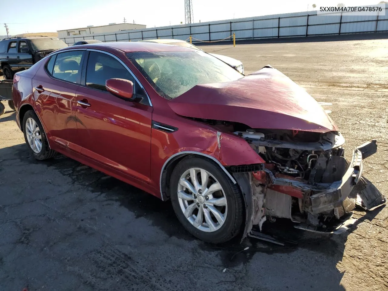 5XXGM4A70FG478576 2015 Kia Optima Lx