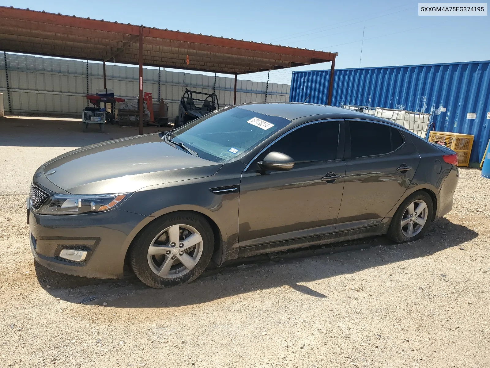 5XXGM4A75FG374195 2015 Kia Optima Lx