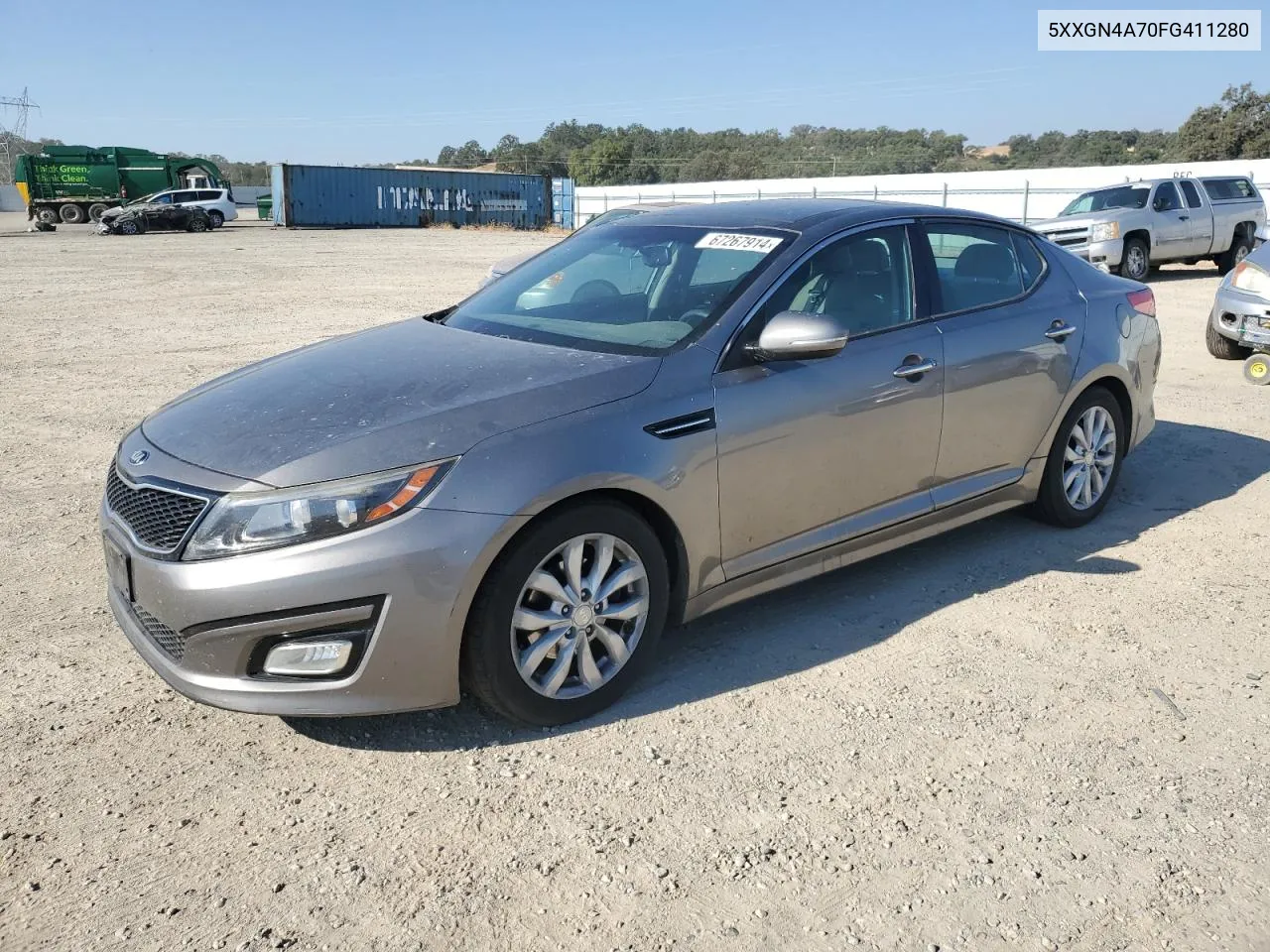 5XXGN4A70FG411280 2015 Kia Optima Ex